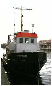 Seezeichenkontrollboot Esper Ort